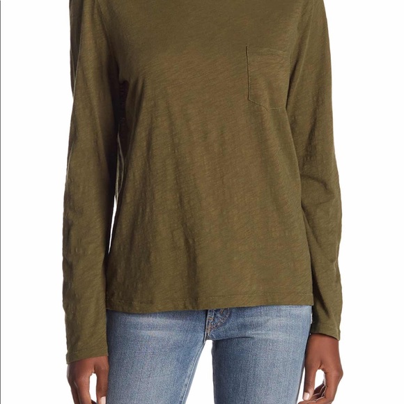 Madewell Tops - NEW..! Madewell Crew Neck Tee XXS Green Olive